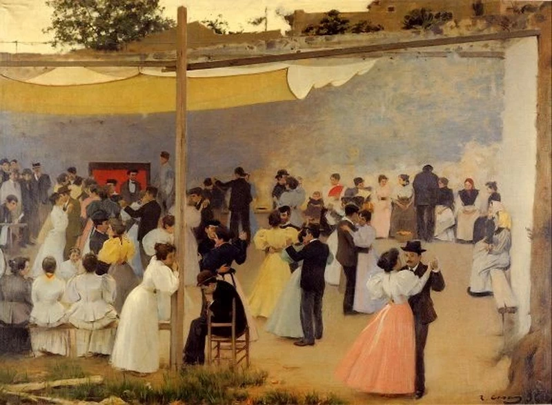 Ramon Casas - Ballo pomeridiano, Cercle del Liceu, Barcellona
